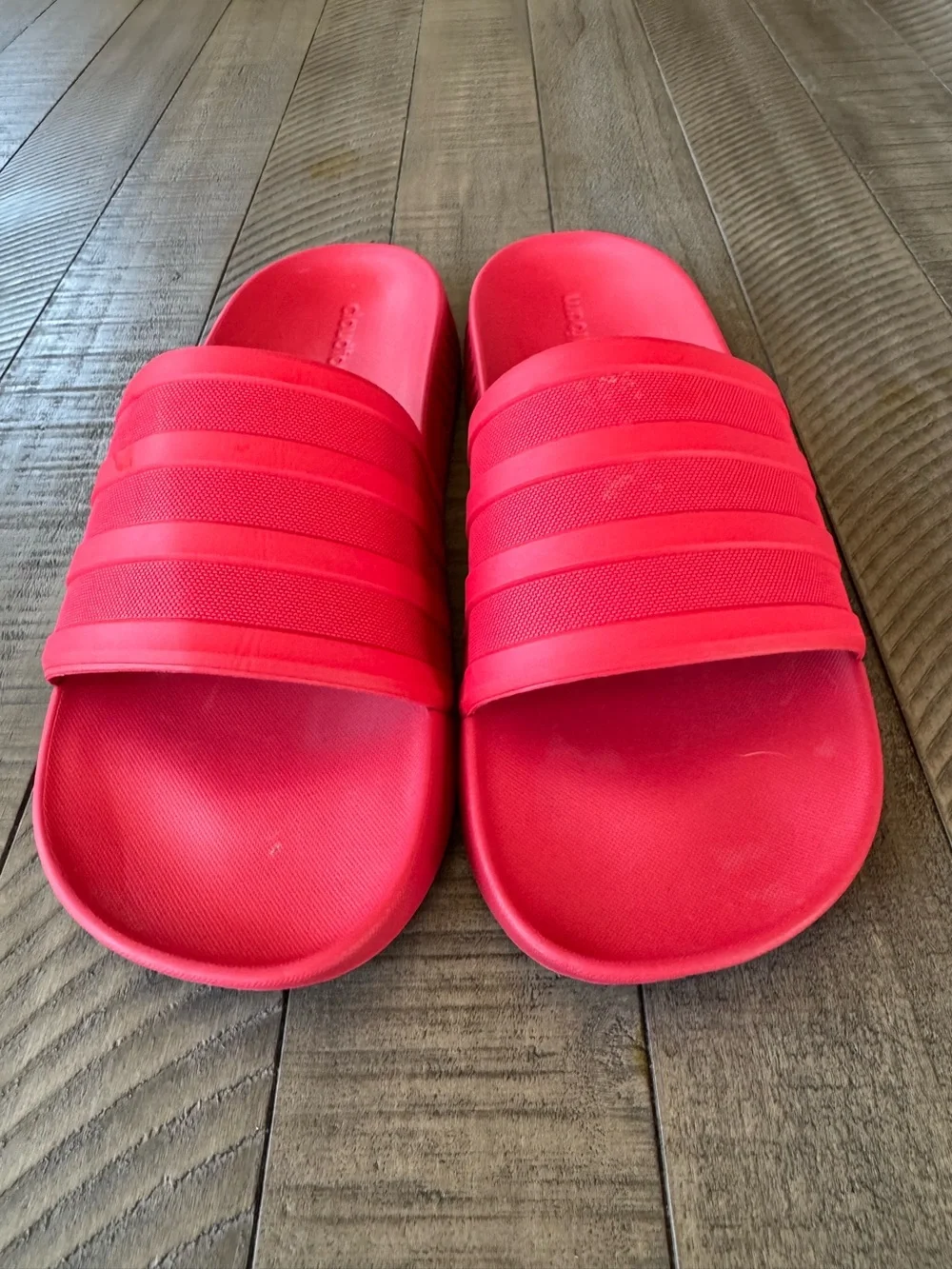 adidas - Adidas Racer TR Slides Red Slide - Sandals Men’s Size 10